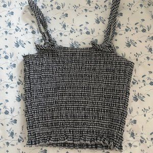 brandy melville/john galt gingham top